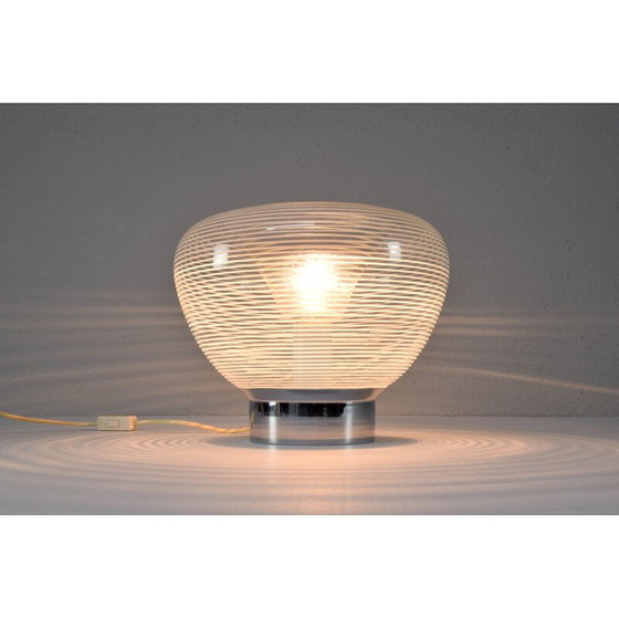 Image 1 of Mid century crystal table lamp by Carlo Nason, Italy 1960s