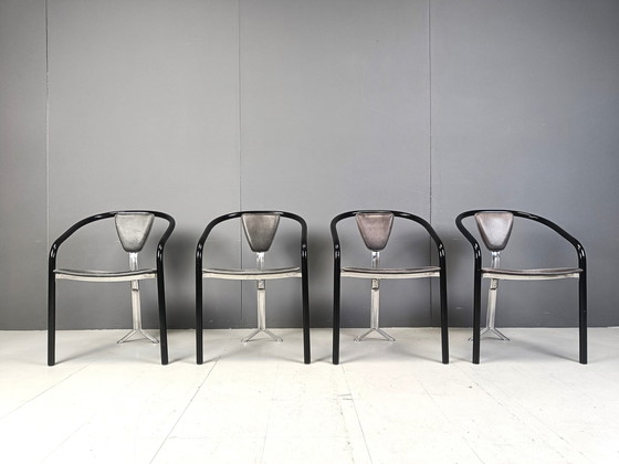 Image 1 of Japanese Design Dining Chairs By Toshiyuki Kita For Aidec Japan, 1980S