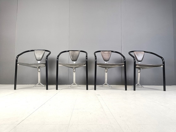 Image 1 of Japanese Design Dining Chairs By Toshiyuki Kita For Aidec Japan, 1980S