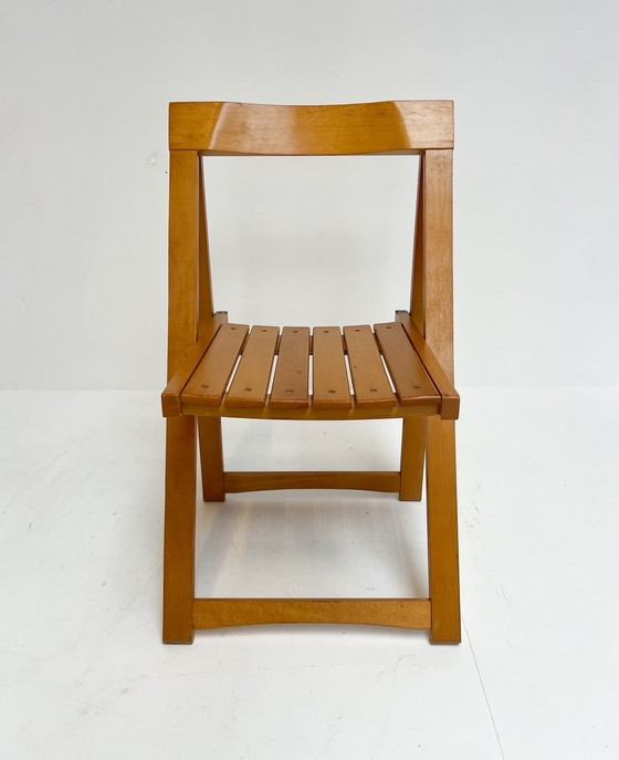 Image 1 of Set Of 2 Trieste Folding Chairs By Aldo Jacober, 1960'S