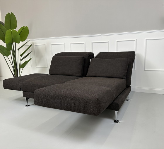 Image 1 of Brühl Moule designer sofa fabric couch relax function