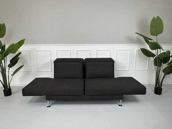 Image 1 of Brühl Moule designer sofa fabric couch relax function