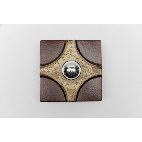 Image 1 of Set of 6 vintage ceramic wall lamp by Pan Keramik, 1960