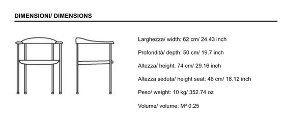 Image 1 of 4x Fauteuil Fasem P40 de Vegni & Gualtierotti