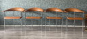 4x Fasem P40 armchair by Vegni & Gualtierotti