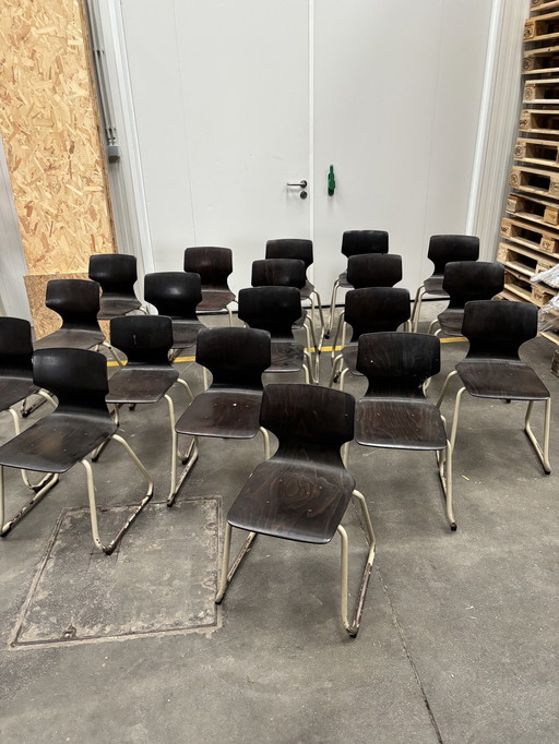Vintage Classroom Chairs 1960s