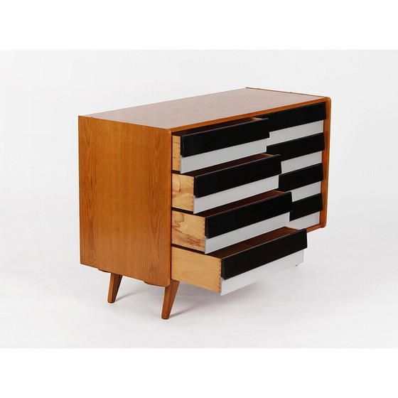 Image 1 of Vintage U-453 wooden sideboard by Jiri Jiroutek for Interier Praha, Czechoslovakia 1960