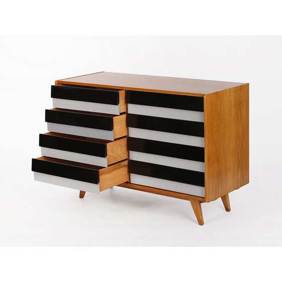 Image 1 of Vintage U-453 wooden sideboard by Jiri Jiroutek for Interier Praha, Czechoslovakia 1960