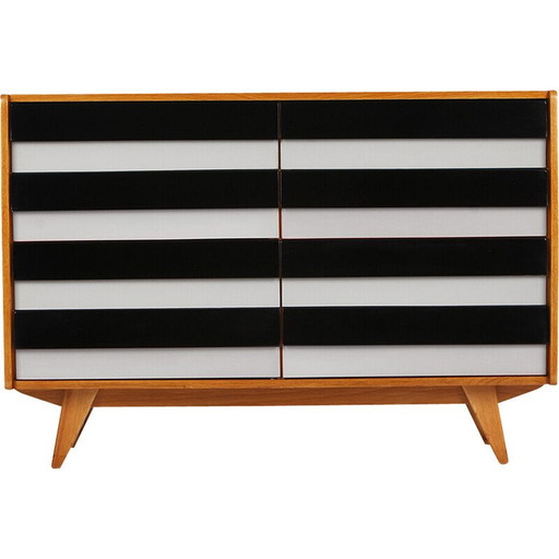 Vintage U-453 wooden sideboard by Jiri Jiroutek for Interier Praha, Czechoslovakia 1960