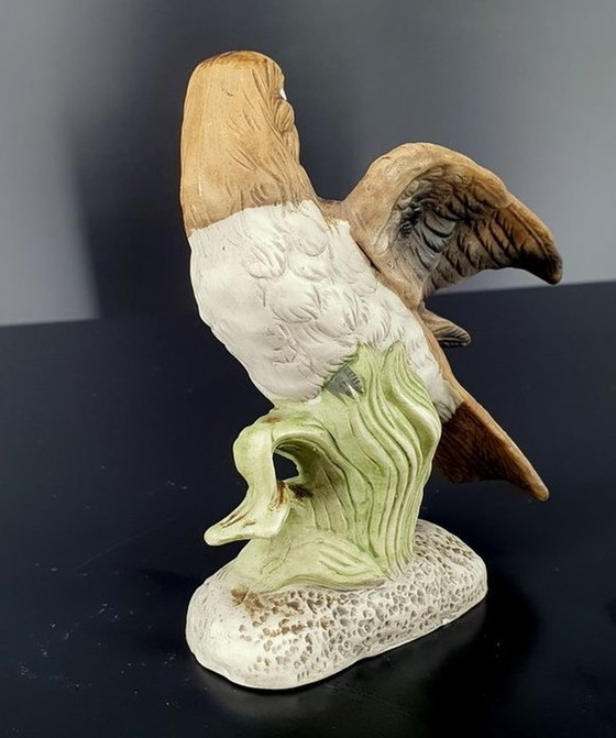 Image 1 of 12509 Set Of 4 Bisque Figurines Of Birds