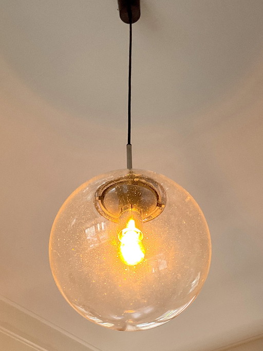Glass hut Limburg - Pendant lamp - Ø35Cm - 1960s - Type: P196 4103 - Germany