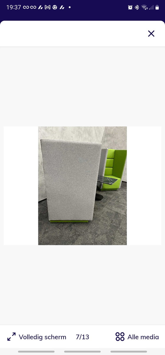 Image 1 of Acoustic Lounge Set Green/Gray