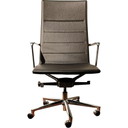 Vintage leather armchair by Icf
