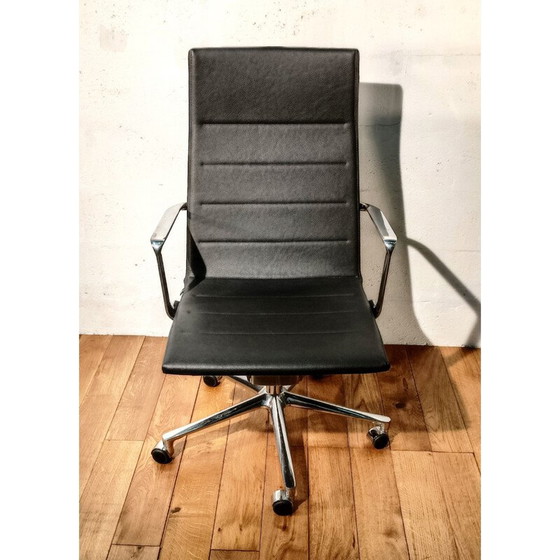 Image 1 of Vintage leather armchair by Icf