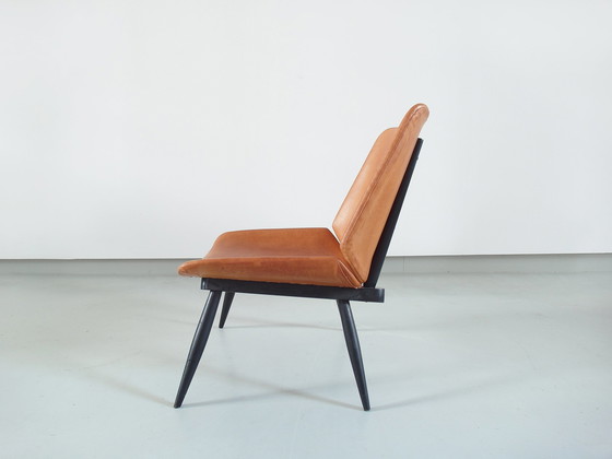 Image 1 of Danish side chair in cognac leather 1060s