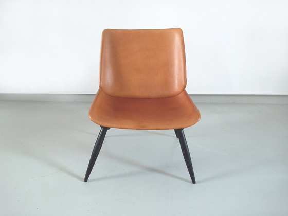 Image 1 of Danish side chair in cognac leather 1060s