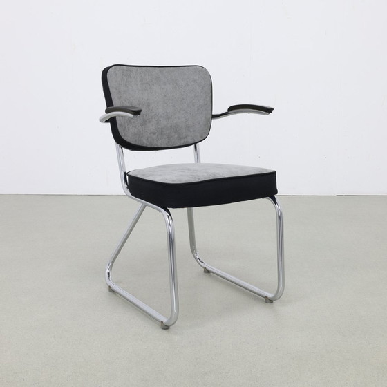 Image 1 of Tube Frame Chair Jan Schröfer Ahrend De Cirkel, 1960S