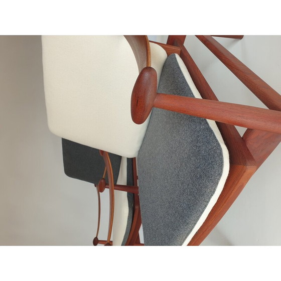 Image 1 of Pair of vintage "Spade Chair" armchairs in teak by Finn Juhl