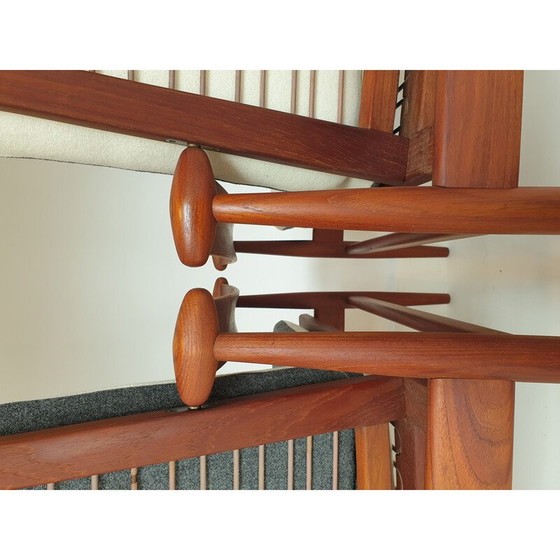 Image 1 of Pair of vintage "Spade Chair" armchairs in teak by Finn Juhl