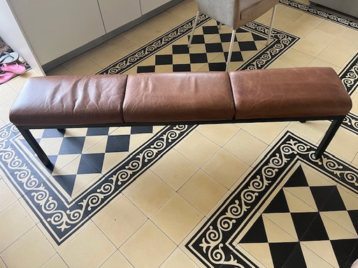 Nouveau banc de salle à manger en cuir Routz