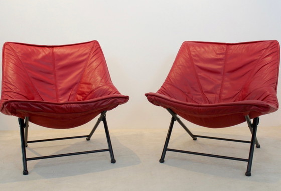 Image 1 of Molinari Foldable Easy Chairs Designed by Teun Van Zanten