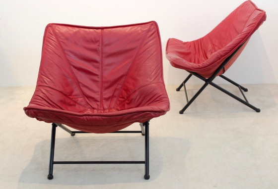 Image 1 of Molinari Foldable Easy Chairs Designed by Teun Van Zanten