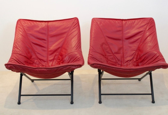 Image 1 of Molinari Foldable Easy Chairs Designed by Teun Van Zanten