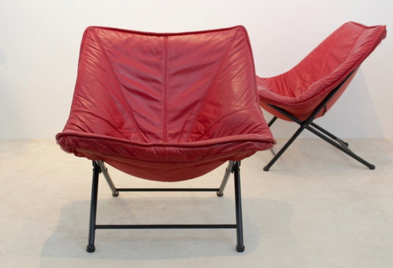 Image 1 of Molinari Foldable Easy Chairs Designed by Teun Van Zanten