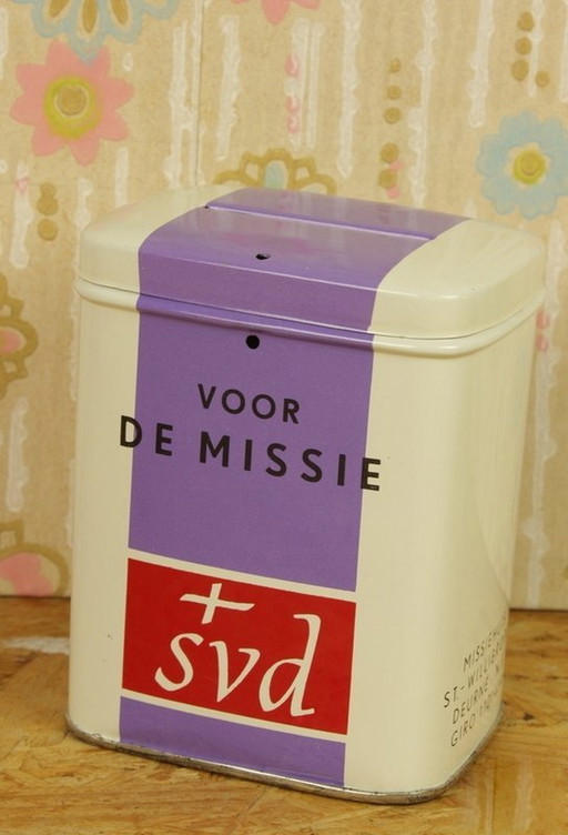 9184 Vintage Mission van Collection canister Collection canister