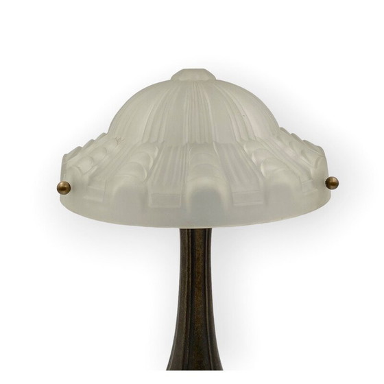 Image 1 of Lampada da tavolo vintage in bronzo, Francia 1930