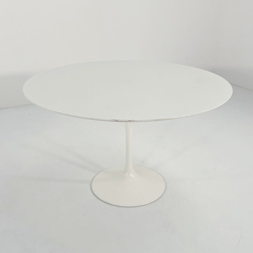 Laminated Tulip Dining Table 120 Cm By Eero Saarinen For Knoll, 1960S