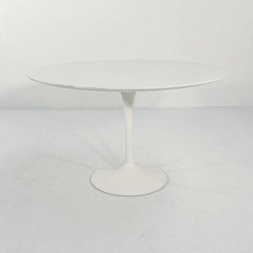 Laminated Tulip Dining Table 120 Cm By Eero Saarinen For Knoll, 1960S