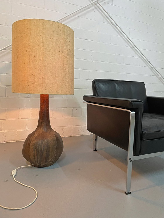 Image 1 of Xxl ceramic floor lamp from Italy from the 70s