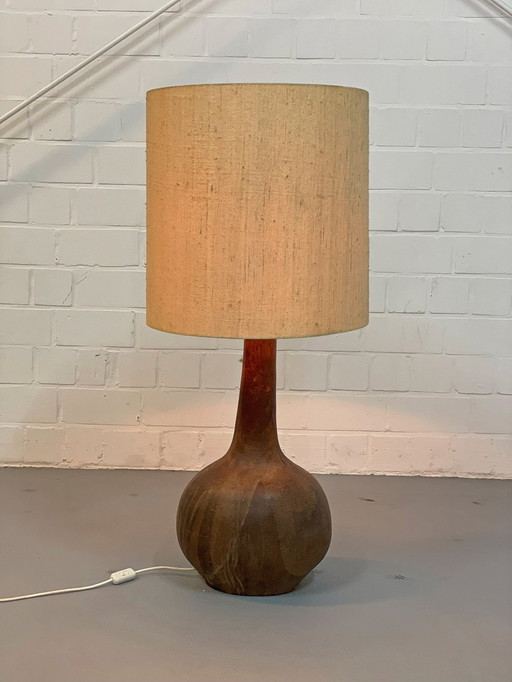 Xxl ceramic floor lamp from Italy from the 70s