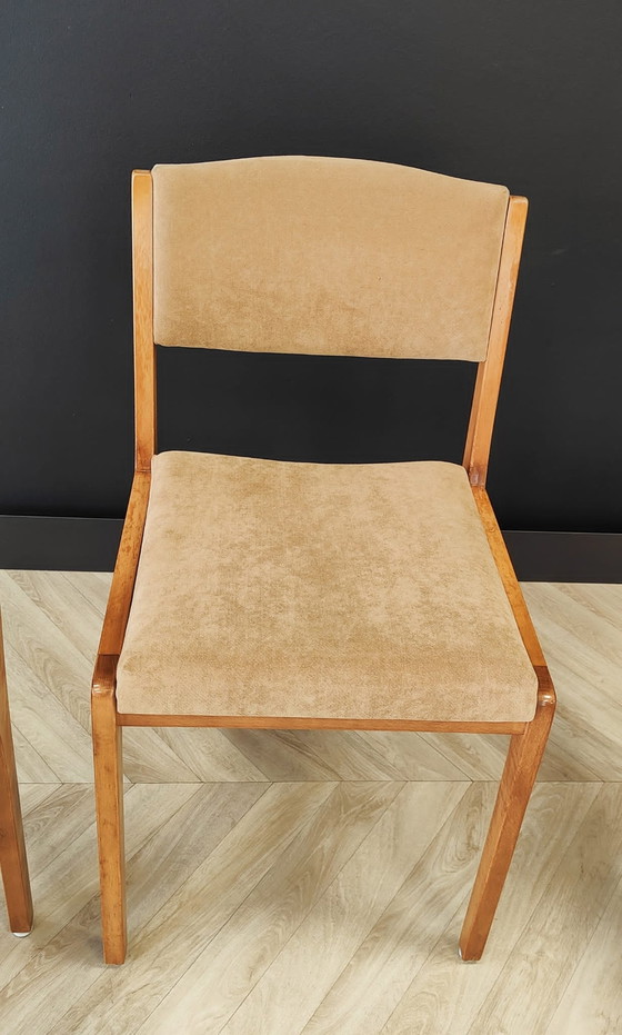 Image 1 of 4x Mid Century dining table chair