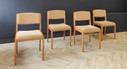 4 sillas de comedor de mediados de siglo
