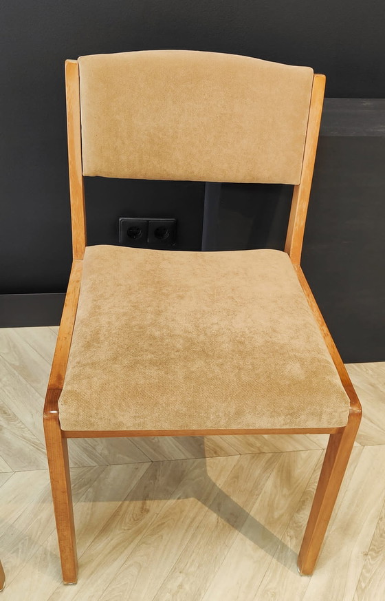 Image 1 of 4x Mid Century dining table chair