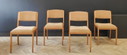 4 sillas de comedor de mediados de siglo