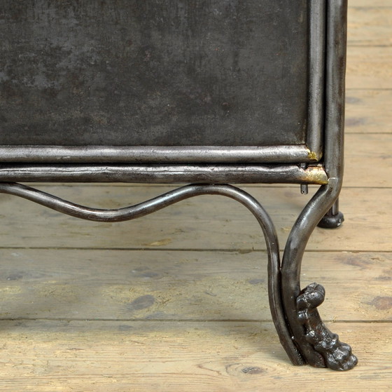 Image 1 of Antique Iron Hospital Nightstand, 1920s