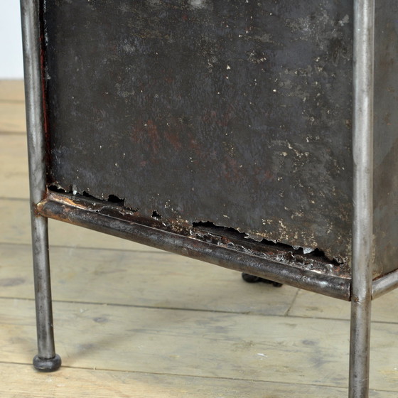 Image 1 of Antique Iron Hospital Nightstand, 1920s