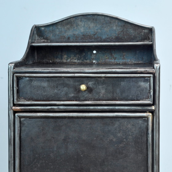 Image 1 of Antique Iron Hospital Nightstand, 1920s