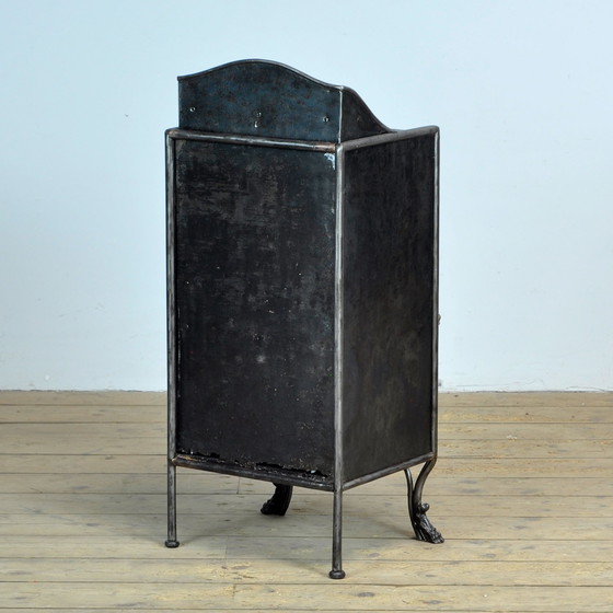 Image 1 of Antique Iron Hospital Nightstand, 1920s