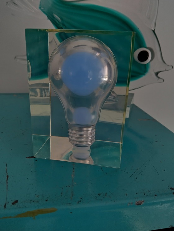 Image 1 of Lucite Glow In The Dark Sculpture By Pierre Giraudon