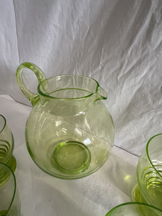 Image 1 of W.J. Rozendaal Water jug + glasses