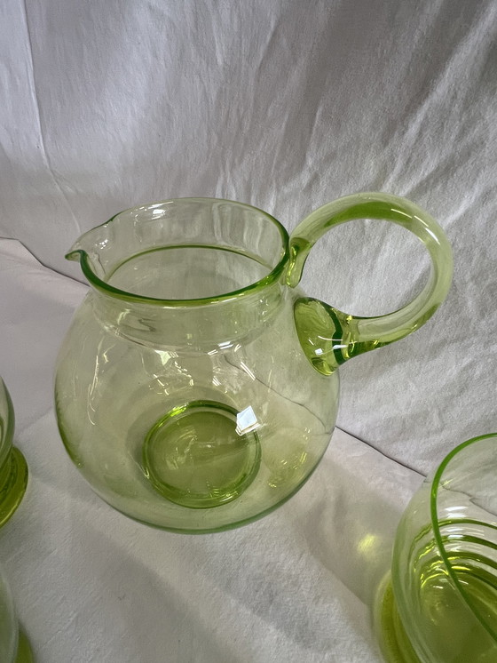 Image 1 of W.J. Rozendaal Water jug + glasses