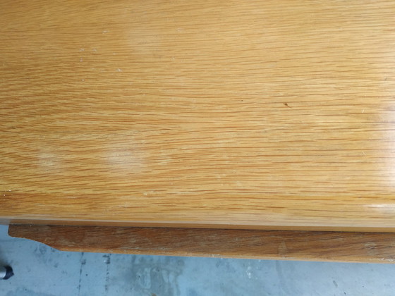 Image 1 of Oak 50s/60s Low Dressing Table Drawer Furniture