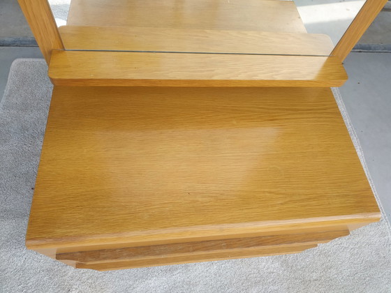 Image 1 of Oak 50s/60s Low Dressing Table Drawer Furniture