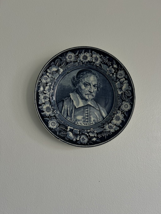 Delft Blue Commemorative Wall Plate