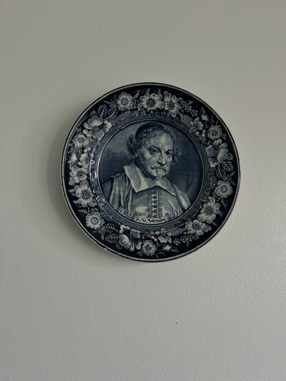 Image 1 of Delft Blue Commemorative Wall Plate