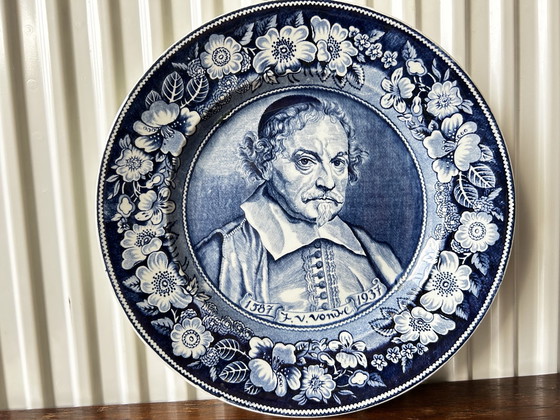 Image 1 of Delft Blue Commemorative Wall Plate